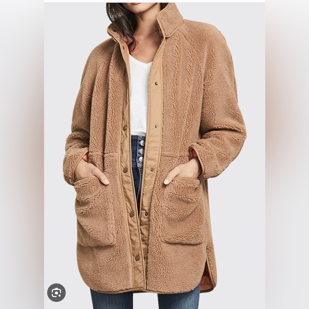 Veronica Beard Camel Teddy Jacket